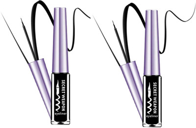 ADJD Combo Secret Weapon Waterproof Flake-Free Liquid Eyeliner 16 ml(BLACK)