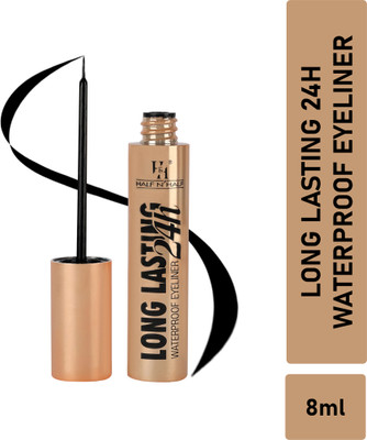 Half N Half Long Lasting Waterproof 24h Eyeliner 8ml 8 ml(Black)