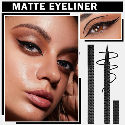 AEPRUY Smudge Free ,Water Proof Lines & Designs Sketch Eye Liner 0.35 ml(DEEP BLACK)