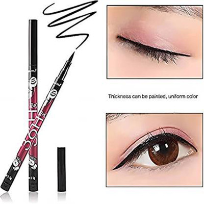 kaarm 36H Precision liquid Eyeliner Waterproof (BLACK) 3 ml (BLACK)PACK OF 3 0.2 g(BLACK)