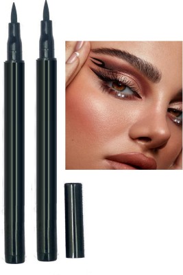 REIMICHI Waterproof Eyeliner Pencil In Black Stay For 36 Hrs With Full Protection COMBO 4 g(BLACK)