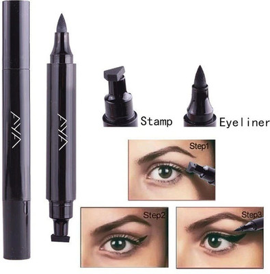 AYA Professional Make Up Magic Eyeliner & Seal Eyeliner, Black (3.5 ml) 3.5 ml(Black)