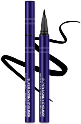 GULGLOW99 Liquid Eyeliner Pen, WaterProof SmudgeProof 1.5 ml(BLACK)