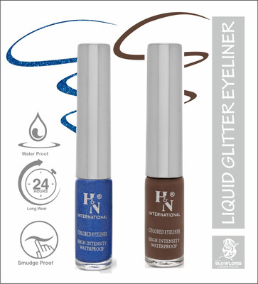 HIGHLIGHT NAILS HN-EL1-CB (EL1-05 ) ( EL1-04) 6 ml(GLITTER BLUE::CHERRY WOOD)
