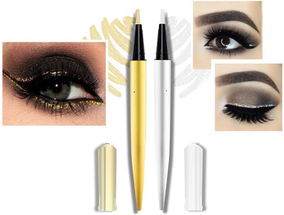 GFSU - GO FOR SOMETHING UNIQUE Gold & Silver Gel Shimmer eye liner 3 ml(SILVER, Gold)