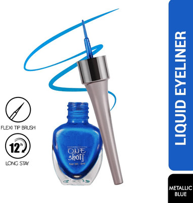 GABBU Waterproof Smudge Proof Glitter Liquid Eyeliner 6 ml(Blue)