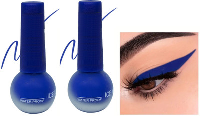 ADJD Combo Royale Blue Ice Matte Long Lasting Waterproof Eyeliner 7 ml(blue)