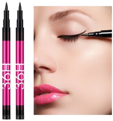Luster Shine Pointy End Sketch Pen Smudge Proof Eyeliner - Matte Finish 6 g(Black)