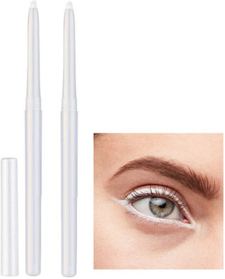 Libline Water Proof, Matte Finish Smudge Proof White Kajal 4 g(White)