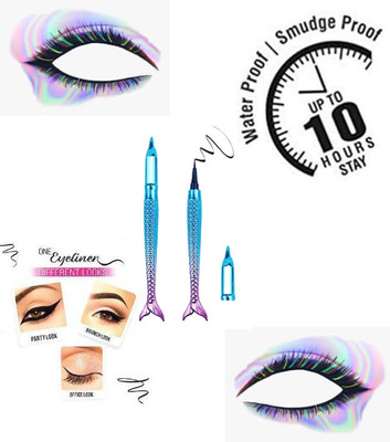 PERLENTE FISH SHAPE WATERPROOF PEN EYELINER 5 ml(BLACK)
