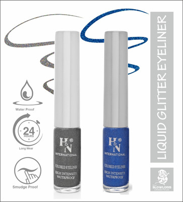 HIGHLIGHT NAILS HN-EL1-CB (EL1-10 ) ( EL1-05) 6 ml(GREY::GLITTER BLUE)