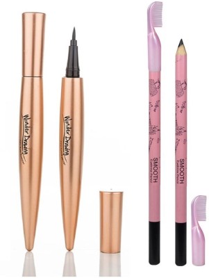 Facejewel Smooth Pen Eyeliner & Eyebrow Pencil 3 g(Black)