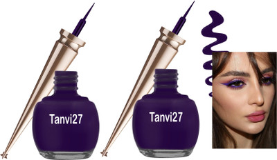 tanvi27 New Purple Color Liquid Eyeliner With Quick Drying Formula 10 ml(Purple)
