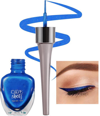 DARYUE Metallic Glitter Liquid Eye blue liner Smudge proof 6 ml(Blue)