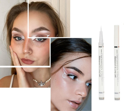 Vyomiris White Sketch Eyeliner Pen|Upto 12hr Stay 2.5 g(white)