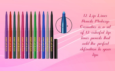Amaryllis SMUDGE PROFF WATERPROOF & LONG LASTING MULTI COLOR KAJAL EYE LINER(MULTICOLOR, 24 g)