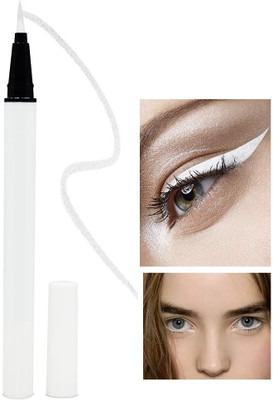 Arcanuy best matte finish long lasting white sketch eye liner 3 g(white)