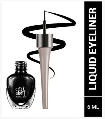 AEPRUY One Shot Eyeliner Long lasting Metallic Eyeliner 6 ml 6 ml(BLACK)