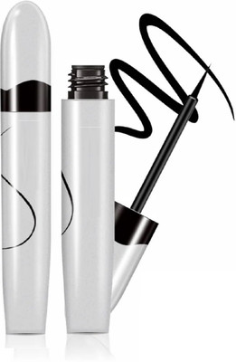 REIMICHI Jet Black Matte Eyeliner Water Proof Long Lasting 6 ml(BLACK)