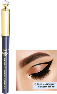 YAWI Waterproof Liner with Fine Tip for Precision Smudge Proof 1.2 g(BLACK)