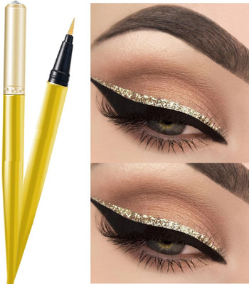 REIMICHI Shiny Liquid Eyeliner for Long Lasting Stay 1.5 ml(GOLD)
