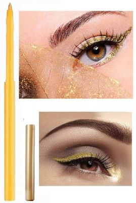 Vyomiris HIGH PIGMENT GOLD CRAYON KAJAL WATERPROOF & SMUDGE PROOF 1.5 g(GOLD)
