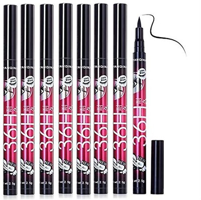 BeantTraders Yaniqina eye eyeliner pack of 8 waterproof 2.5 g(black)