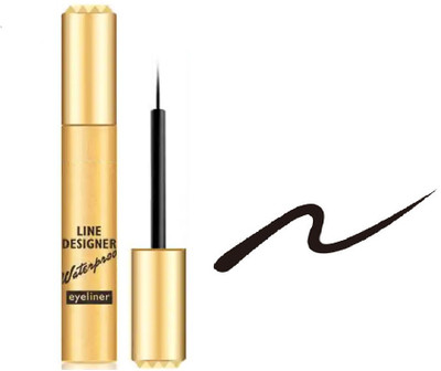 Neycare liquid eyeliner long lasting waterproof smudge proof matte look 8 ml(BLACK)
