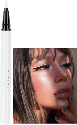 ADJD Sketch White Matte Finish Pen Smudge Proof Eyeliner 1.5 ml(white)