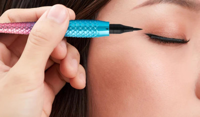 Sheny fish eyeliner all makeup Waterproof & Smudge proof Matte Eyeliner 5 ml(black)