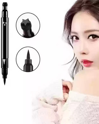 FRAILENO BEST 2 IN 1 EYELINER STEMP WITH STAR PATTERN PACK OF 1 20 ml(BLACK)