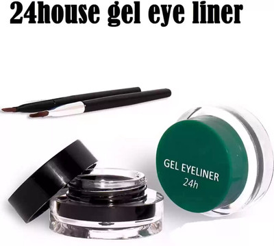 GFSU - GO FOR SOMETHING UNIQUE Gel Water Proof 24 hour Smudge Proof Lasting Gel Eyeliner 8 ml(Black, Green)