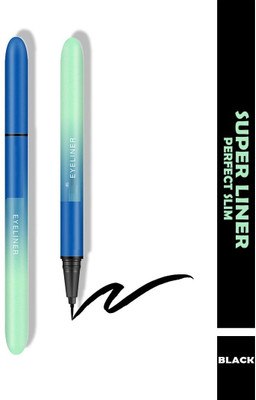 GFSU - GO FOR SOMETHING UNIQUE Long Lasting Waterproof Perfect Slim Jet Black Super Eyeliner 1.5 ml(black)