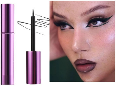 GABBU New Lightwet Liquid Eyeliner with Waterproof & Smudge-Proof Formula 8 ml(BLACK)