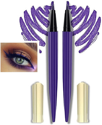 tanvi27 New Diamond Shine Metallic Shimmer Glow Glitter Purple Pen Eye Liner 3 g(PURPLE)