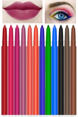 SEUNG LONG LASTING MULTICOLOR EYE & LIP LINER BEST FOR WOMEN 12 g(MULTICOLOR)