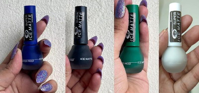 tanvi27 Water Proof & Smudge proof Ice Matte Blue & White & Green & Black Liquidliner 8 ml(Green & Blue & White & Black)