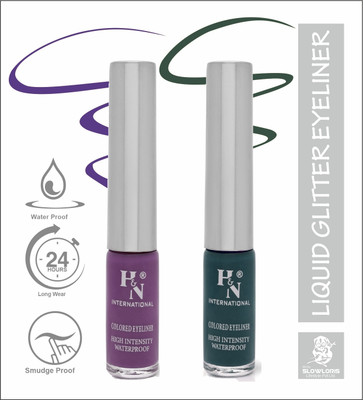 HIGHLIGHT NAILS HN-EL1-CB (EL1-12 ) ( EL1-01) 6 ml(PLUM::ARABIAN GREEN)