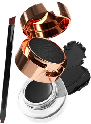 MYEONG Studio 24H Long Lasting Eyebrow & Gel Eyeliner 2 In 1 With Brush 7 g(BLACK)