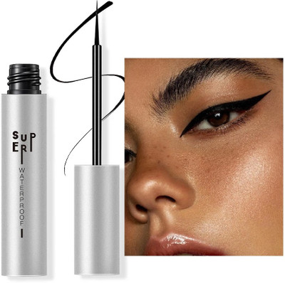 EVERERIN Liquid Eyeliner with Waterproof & Smudge-Proof Formula 6 ml(Jet Black)