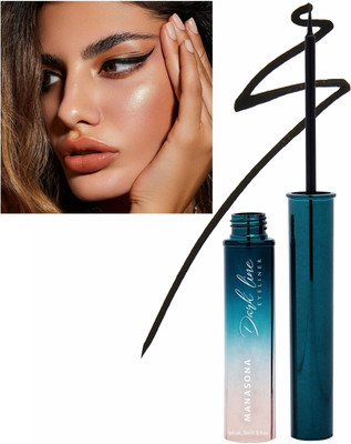 manasona Sharp Eyeliner Water Proof Smooth Application Long Lasting 5 ml(BLACK)