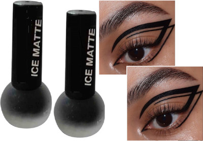 CATERINACHIARA ICE MATTE WATER PROOF EYELINER COMBO 4 ml(BLACK)