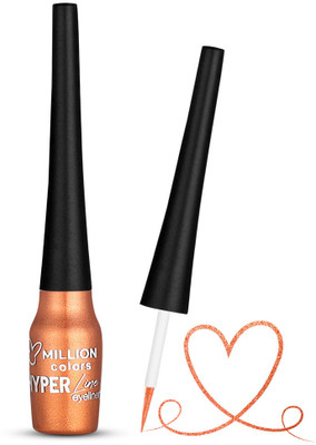 Million Colors Hyper Liquid Eyeliner Waterproof | Long Lasting | Smudge-Proof | Quick Drying 5 ml(RUST 07)