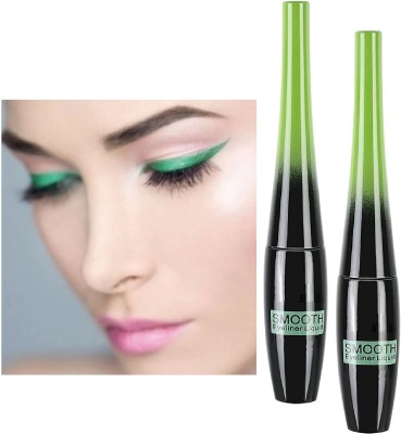 Yuency Waterproof and Long lasting Liquid green Eyeliner 10 g(green)