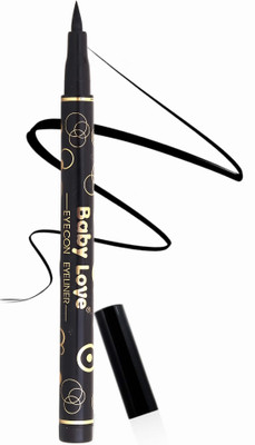 Baby Love Sketch Pen Eyeliner Eyecon Waterproof & Smudge-Proof Eyeliner Precise Eye Looks 2 g(Matte Black)