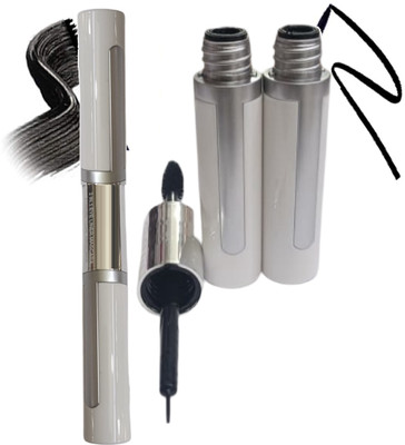 Sheny WATERPROOF 2 IN 1MASCARA AND EYELINER BLACK 10 ML 12 ml(black)