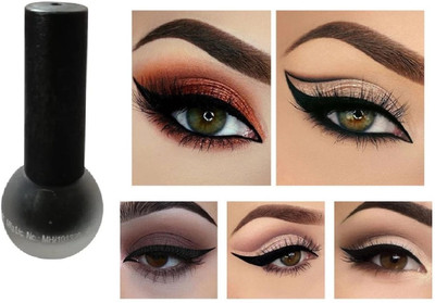 AFARAXIA Shiny black Eyeliner for Long Lasting Stay Smudge Proof 3.5 ml(Black)