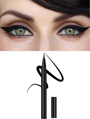 Herrlich High quality best Smudge Proof Liquid Pen Eyeliner with ultra fine 2 ml(BLACK)