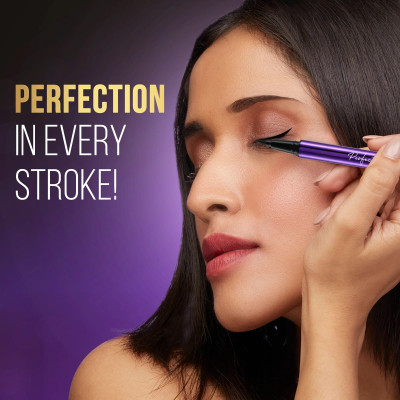 AEPRUY Long Lasting Liquid Ink Black Pen Eye liner | Smudge Proof Eyeliner 0.6 ml(BLACK)