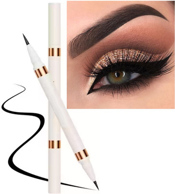 tanvi27 2-in-1 HD Matte Eyeliner - Precision Perfection in Every Stroke 1.5 ml(black)